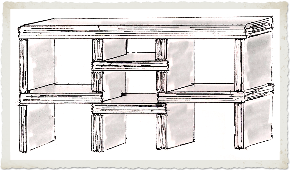 Regal aus Pappe kostenlos Karton DIY