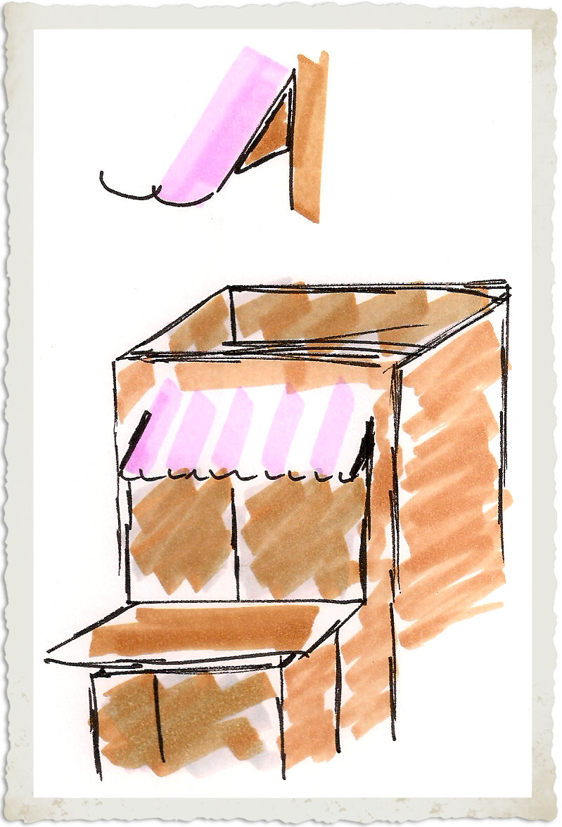 DIY Pappe Kaufladen