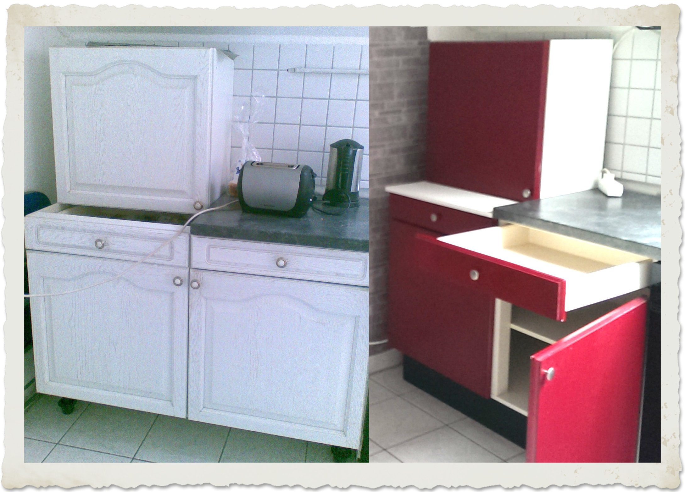 Alte Küche upcycling lackieren Vorher Nachher