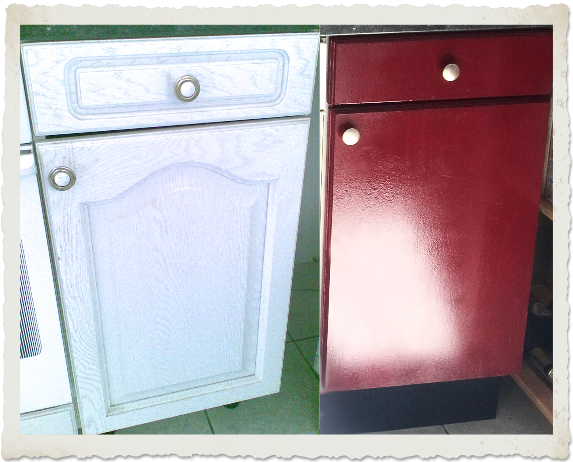 Küche aufhübschen Vorher Nachher