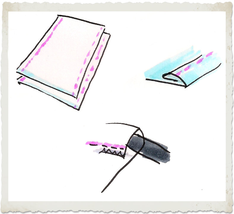 4 Nähte Kinderrock einfach schnell aus Kleid upcycling