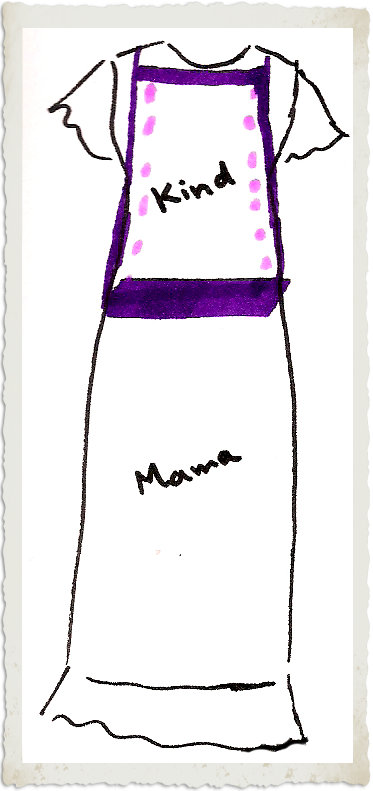 Rock DIY aus Kleid Mama Tochter